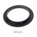 Macro Reverse Lens Adapter Ring for Canon EOS 500D 600D 700D 5D 6D (58mm Filter Size) Macro Reverse Lens Adapter Ring for Canon EOS 500D 600D 700D 5D 6D (58mm Filter Size)
